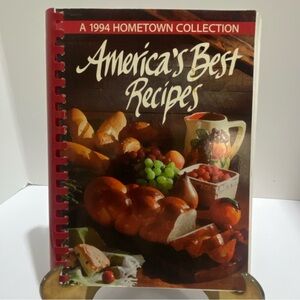 1994 America's Best Recipes Hometown Collection Cookbook Spiral Bound Oxmoor